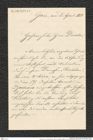 Nachlass Franz Steindachner, Brief von Wilhelm Höfler an Franz Steindachner (08.04.1881), Inv.Nr. 229.01, Seite 1